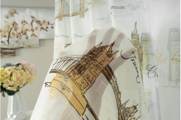 Тюль льон Свобода ХО-9 Тюль льон Свобода ХО-9