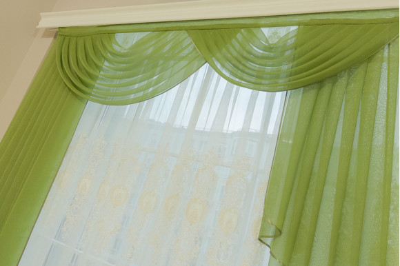 Шифон зелений Т-19