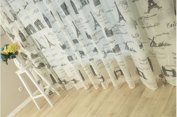 Тюль льон Свобода ХО-8