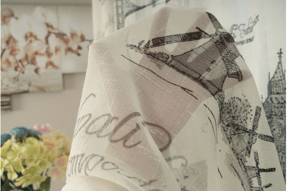 Тюль льон Свобода ХО-8