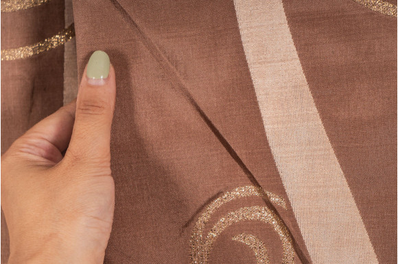 Портьєра коричнева Т6109+5