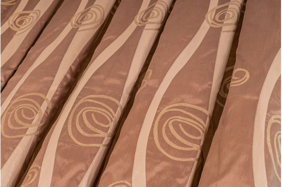 Портьєра коричнева Т6109+5