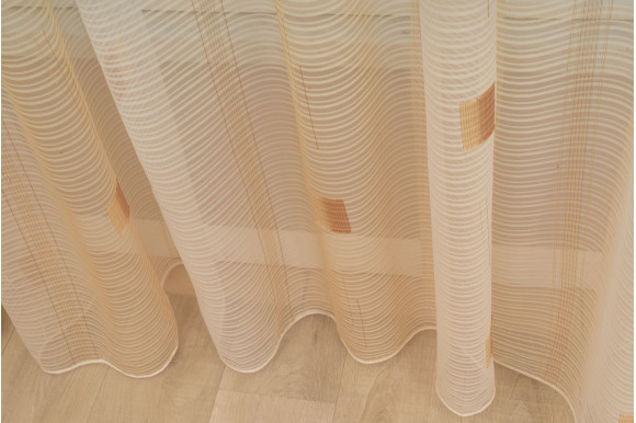 Занавеска персиковая Градиент