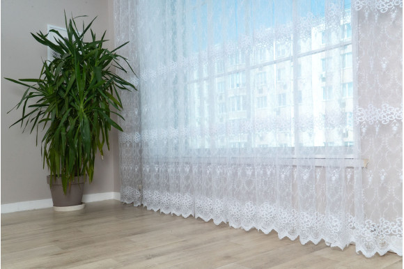 Фатин білий Lucia ZF0220 Фатин білий Lucia ZF0220