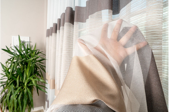 Тюль льон-фатин Ohara 5404 Тюль льон-фатин Ohara 5404