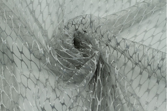 Тюль сітка Brill сіра IP-52017