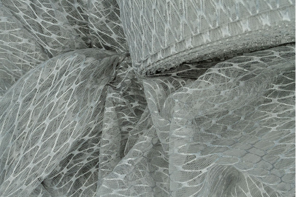 Тюль сітка Brill сіра IP-52017