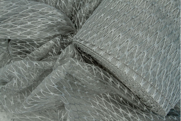 Тюль сітка Brill сіра IP-52017