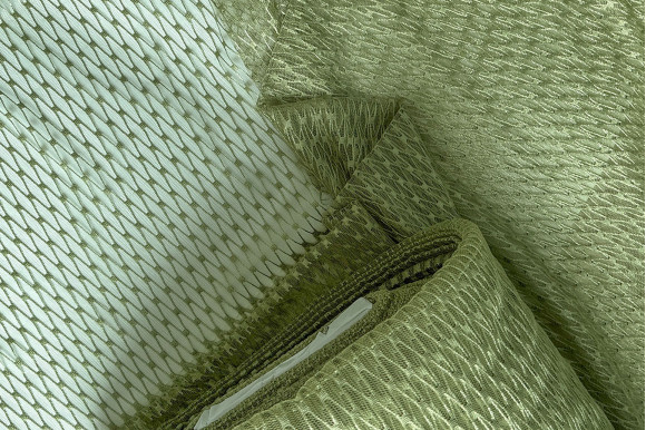 Тюль сетка Brill зеленая IP-52019