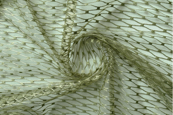 Тюль сетка Brill зеленая IP-52019