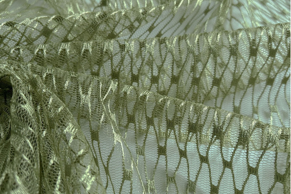 Тюль сетка Brill зеленая IP-52019