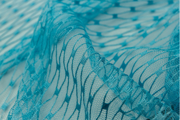 Тюль сітка Brill бірюзовий IP-520204