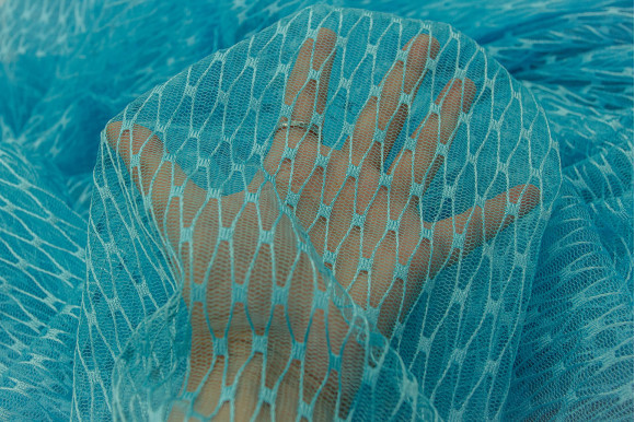 Тюль сітка Brill бірюзовий IP-520204