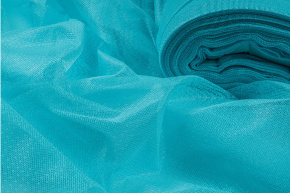 Тюль сітка гіпюрова бірюзова IP-50208