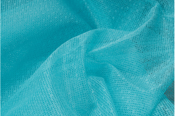 Тюль сітка гіпюрова бірюзова IP-50208