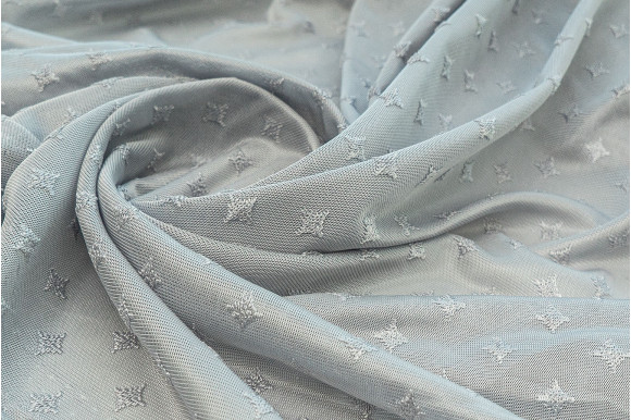 Тюль мікросітка ромбики Gentle TS-593