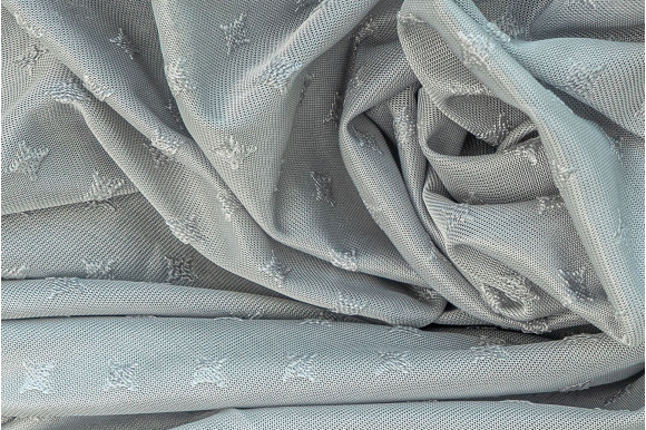 Тюль мікросітка ромбики Gentle TS-593