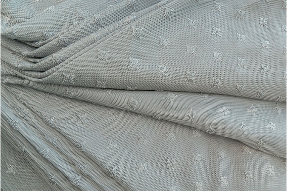 Тюль мікросітка ромбики Gentle TS-593