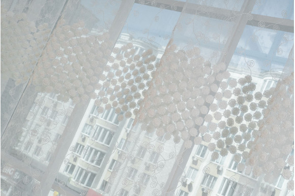 Тюль фатин молочний Solar 1186-02 Тюль фатин молочний Solar 1186-02