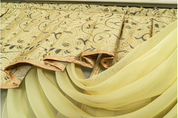 Ламбрекен Ракушки LR-01 ширина 3 метра