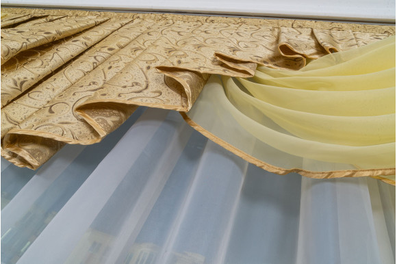 Ламбрекен Ракушки LR-04 ширина 3 метри