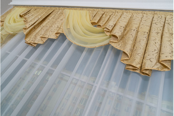 Ламбрекен Ракушки LR-04 ширина 3 метри