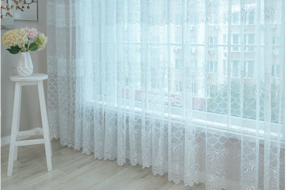 Тюль органза с вышивкой Belle OV-007