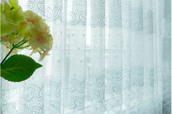 Тюль органза с вышивкой Belle OV-007