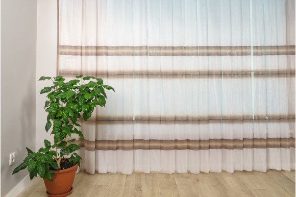 Тюль микрофатин полоска TMF-631