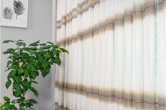 Тюль микрофатин полоска TMF-631