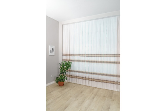 Тюль микрофатин полоска TMF-631