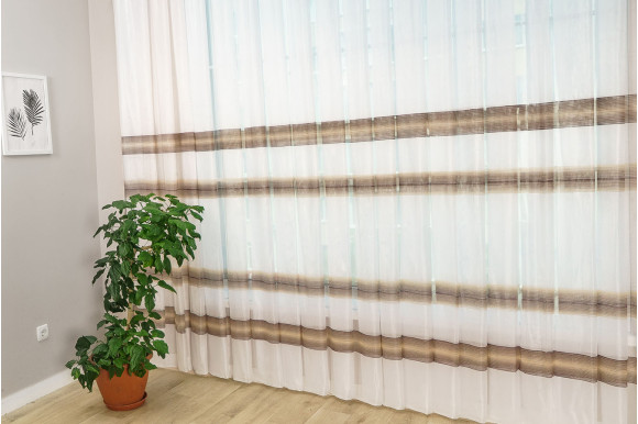 Тюль микрофатин полоска TMF-631