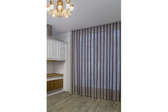 Тюль льон смужка Gloria TL-085 Тюль льон смужка Gloria TL-085