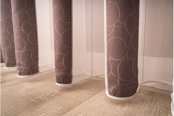 Тюль льон смужка Gloria TL-085 Тюль льон смужка Gloria TL-085