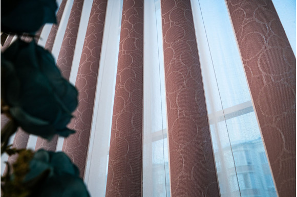 Тюль льон смужка Gloria TL-085 Тюль льон смужка Gloria TL-085