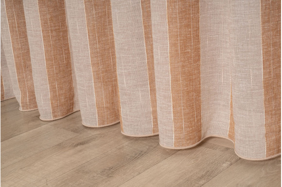 Тюль лен полоска Eco TL-234