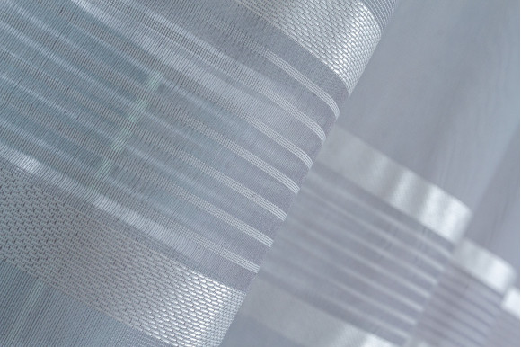 Тюль льон смужка Laura TL-063