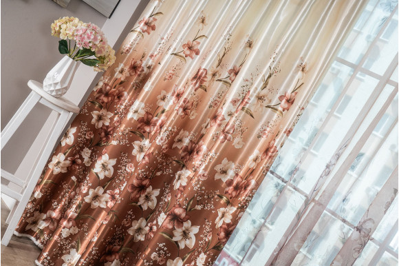 Штори з квітами Victoria SC-392 Штори з квітами Victoria SC-392