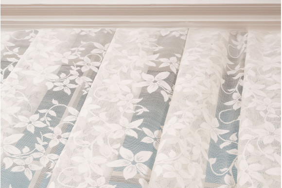 Тюль жаккард цветы Woska D-24-22 Тюль жаккард цветы Woska D-24-22