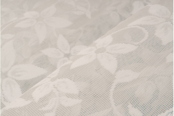 Тюль жаккард цветы Woska D-24-22 Тюль жаккард цветы Woska D-24-22