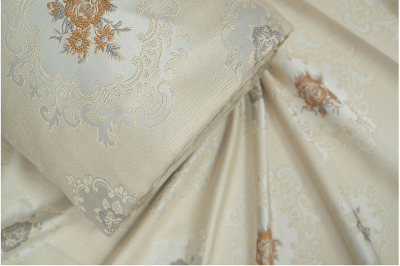 Шторы с цветами Comby SSG-852