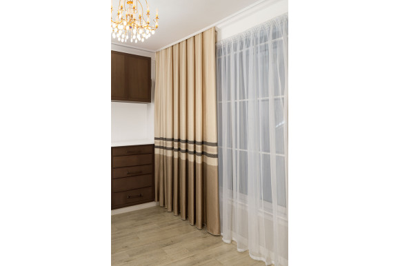 Штори зі смужками SVP-853 відріз 3,05 метри Штори зі смужками SVP-853 відріз 3,05 метри