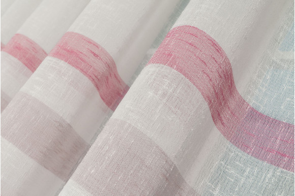 Тюль льон в смужку Camille TLP-594