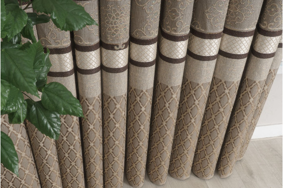 Штори льон з купоном Dali SL-777 Штори льон з купоном Dali SL-777