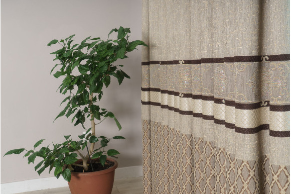 Штори льон з купоном Dali SL-777 Штори льон з купоном Dali SL-777