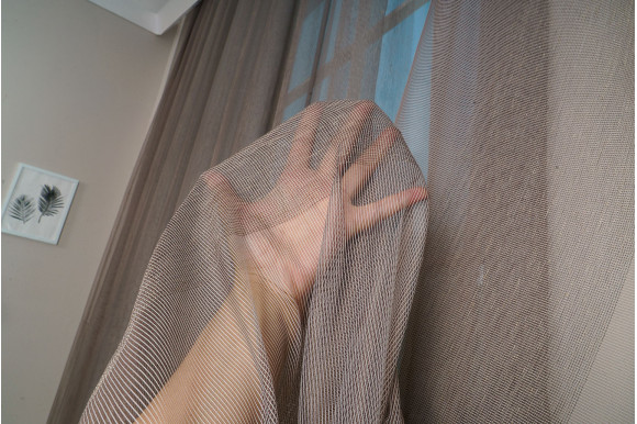 Тюль сетка льняная Astra TSL-884