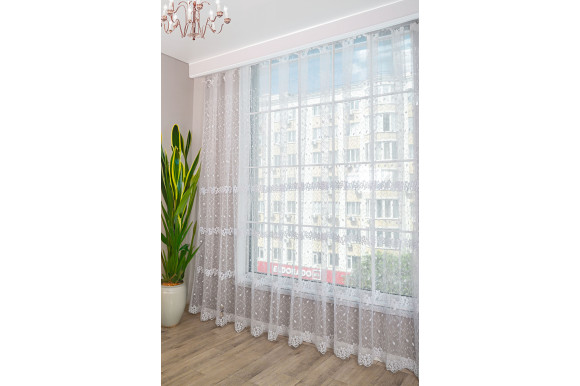 Тюль фатин с люрексом Dana TFV-827 отрез 6,1 метра Тюль фатин с люрексом Dana TFV-827 отрез 6,1 метра