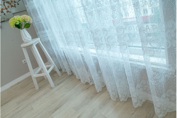 Тюль органза с вышивкой Legacy OV-943 Тюль органза с вышивкой Legacy OV-943