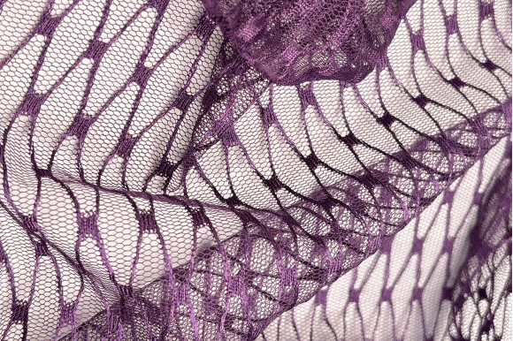 Тюль сітка Brill фіолетова IP-5210