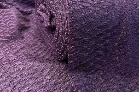 Тюль сітка Brill фіолетова IP-5210